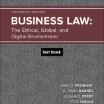 Test Bank for Business Law The Ethical Global and Digital Environment 18th Edition